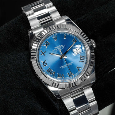 Rolex Datejust 41mm Blue Roman Oystersteel